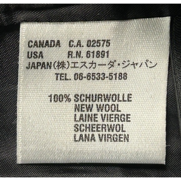 Escada Black 100% Virgin Wool Blazer Womens EU 40 US 8 Tailored Jacket Lined - Picture 7 of 11